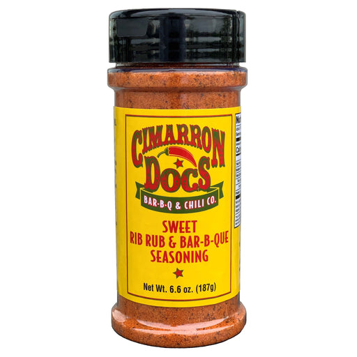 Cimarron Doc's Sweet Rib Rub & Bar-B-Q Seasoning 6.6 oz. - The Kansas City BBQ Store