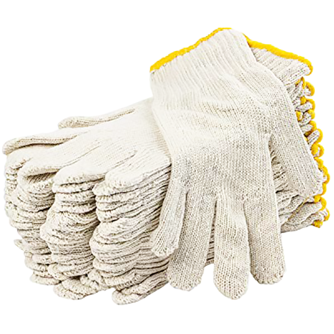 Cotton Jersey Gloves 12 pk - The Kansas City BBQ Store
