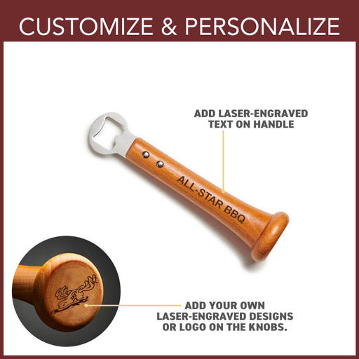 "Pickoff" Bottle Opener with Customized | Fully Customizable! - The Kansas City BBQ Store