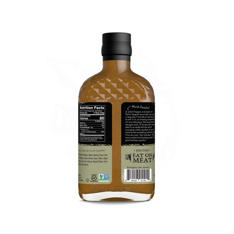 Rufus Teague KC Gold Mustard Barbecue Sauce