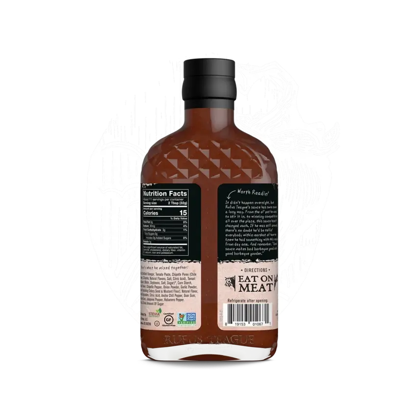 Rufus Teague Smoke 'N Chipotle Sugar-Free Barbecue Sauce