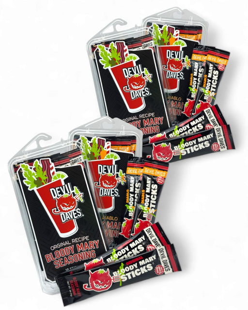 Bloody Mary Sticks - Mixed Packs | 2 or 4 - 10 Packs - The Kansas City BBQ Store