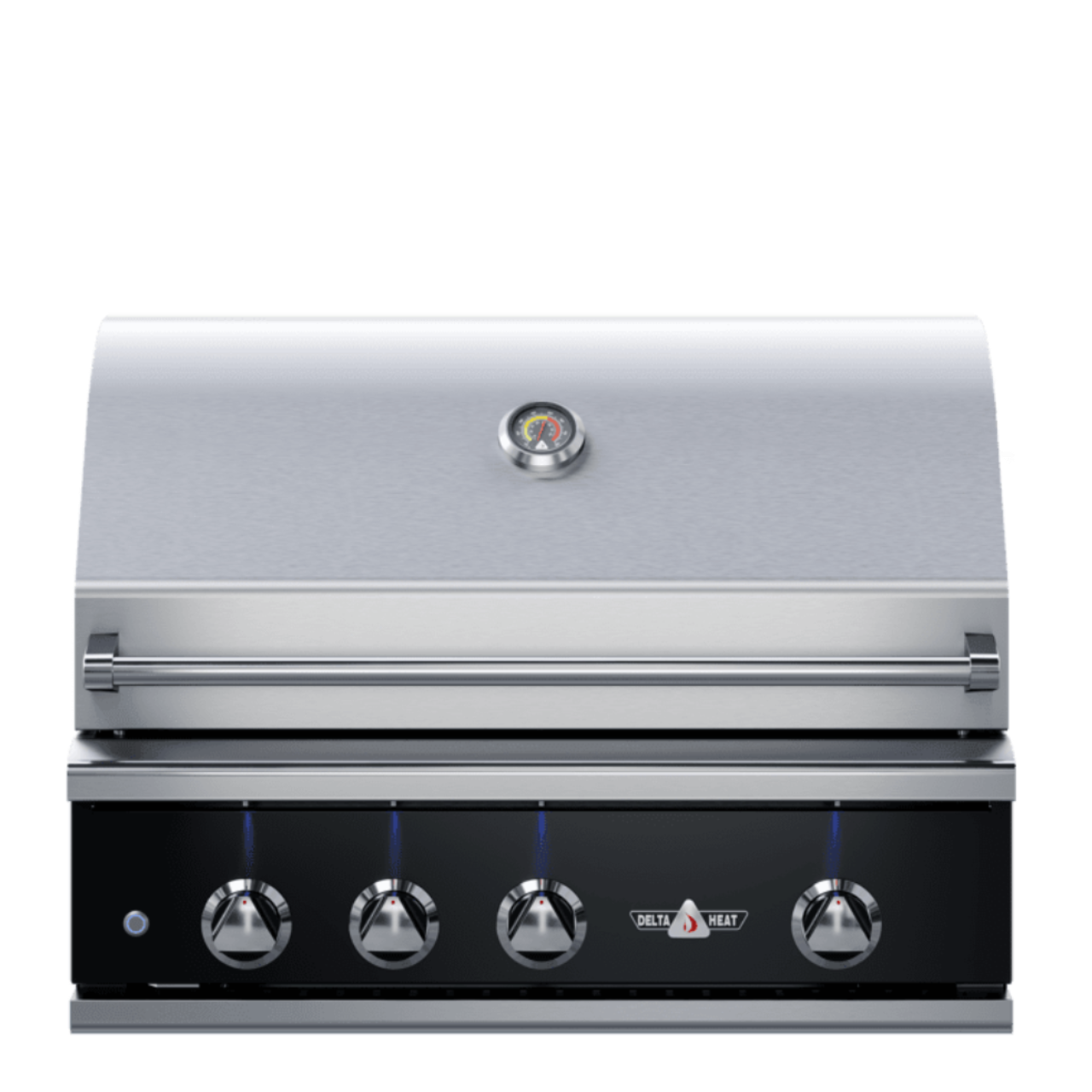 Delta Heat 32" Built-in Gas Grill, Black Panel - The Kansas City BBQ Store