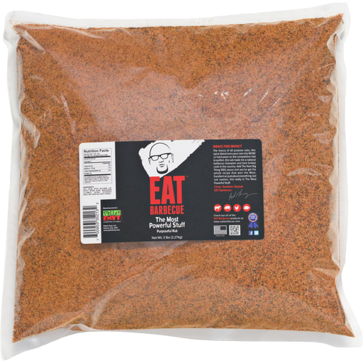 EAT Barbecue The Most Powerful Stuff All-Purpose Rub 5 lbs. - The Kansas City BBQ Store