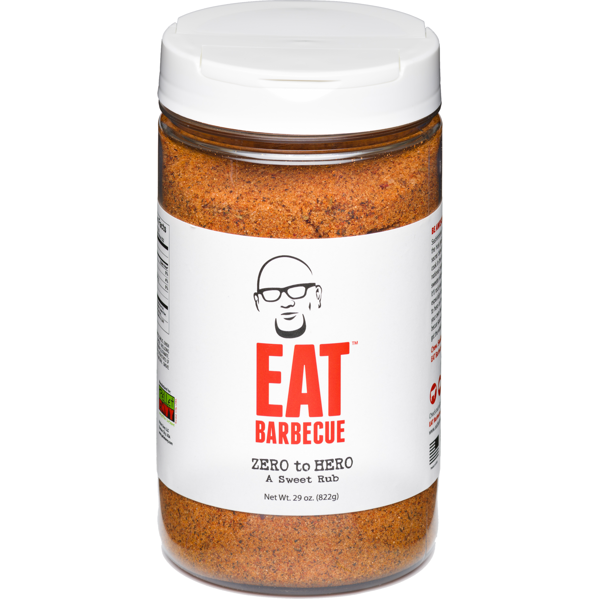 EAT Barbecue Zero to Hero Sweet Rub 29 oz. - The Kansas City BBQ Store