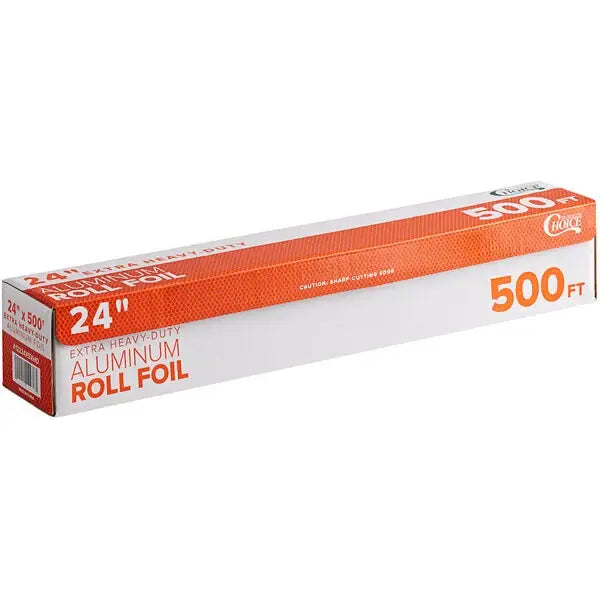 Choice 24" x 500' Extra Heavy-Duty Aluminum Foil