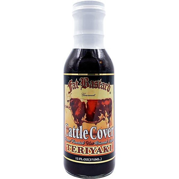 Fat Bastard Cattle Cover Teriyaki Sauce 12 oz. - The Kansas City BBQ Store