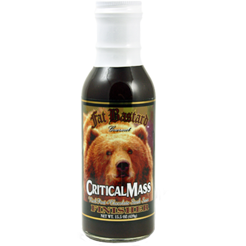 Fat Bastard Critical Mass Finisher Steak Sauce 12 oz. - The Kansas City BBQ Store