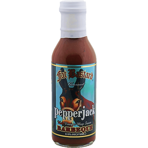 Fat Bastard Pepperjack Hot Vinegar Mop Sauce 12oz - The Kansas City BBQ Store
