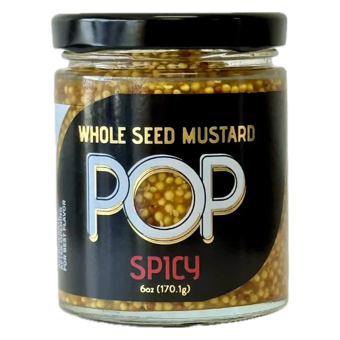 POP Mustards Spicy Whole Seed Mustard