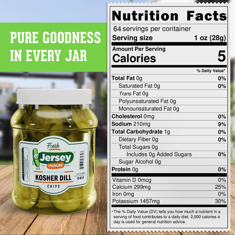 Kosher Dill Pickle Chips