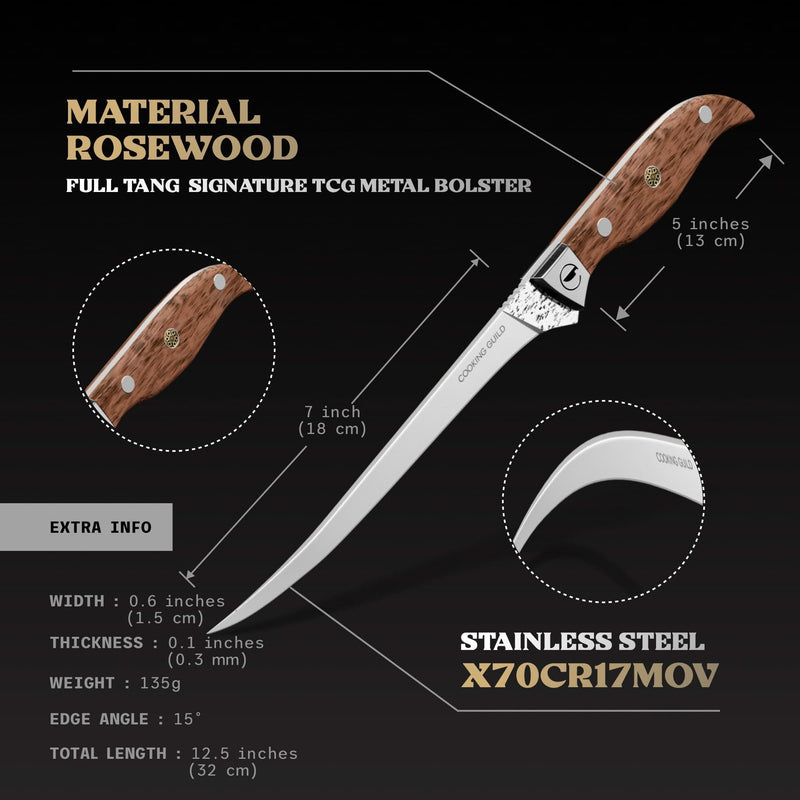 7" Grizzly Fillet Knife