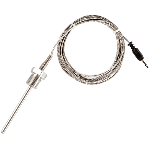 FireBoard Ambient Probe 1/4" BSP Threaded, accurate temperature readings, 6 ft cable, 100K Thermistor, suitable for ovens and grills.