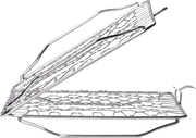 Napoleon Flexible Grill Basket made of stainless steel grill basket, designed for cooking vegetables and delicate fish.