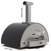 Alfa Classico 4 Pizze Gas Pizza Oven Ardesia Grey - The Kansas City BBQ Store