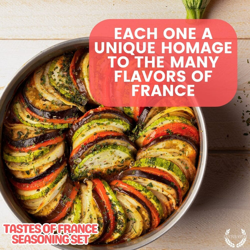 French Seasoning Gift Set - Tastes of France - Artisanal Spice Blends Six Pack