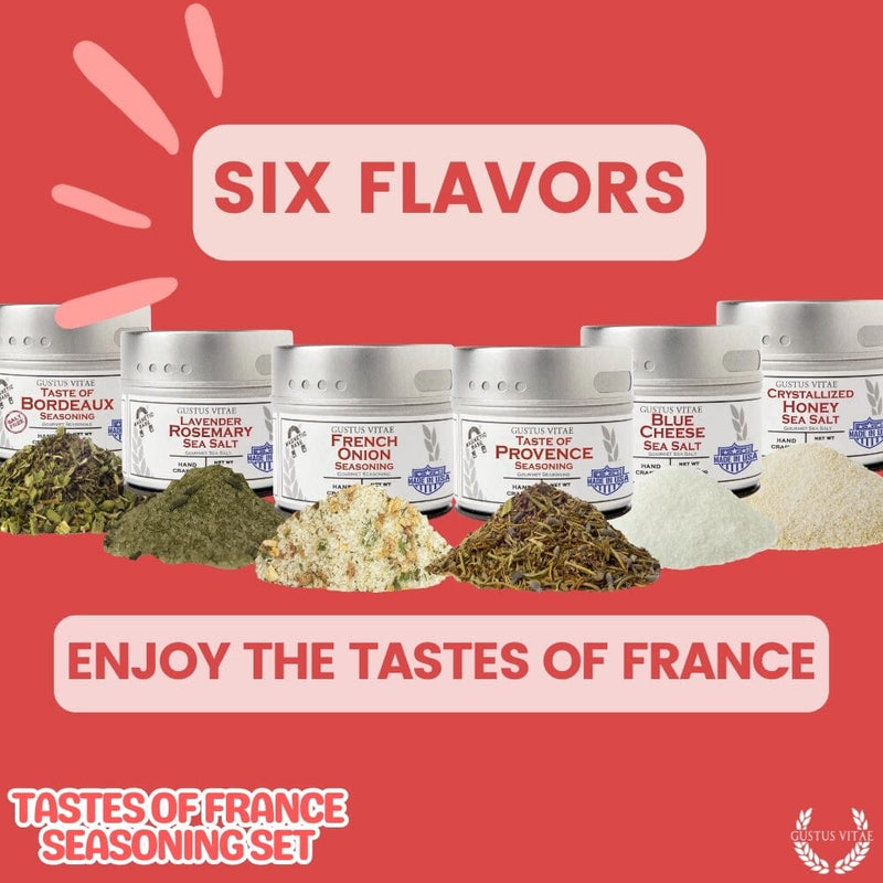 French Seasoning Gift Set - Tastes of France - Artisanal Spice Blends Six Pack