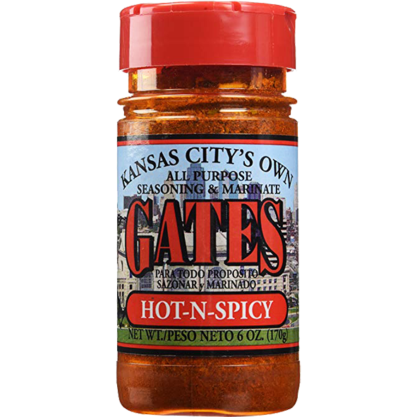 Gates Hot-N-Spicy Seasoning 8 oz. - The Kansas City BBQ Store