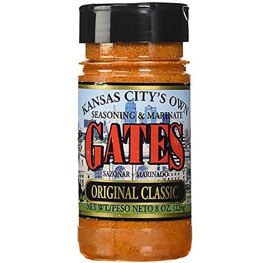 Gates Original Classic Seasoning 8 oz. - The Kansas City BBQ Store