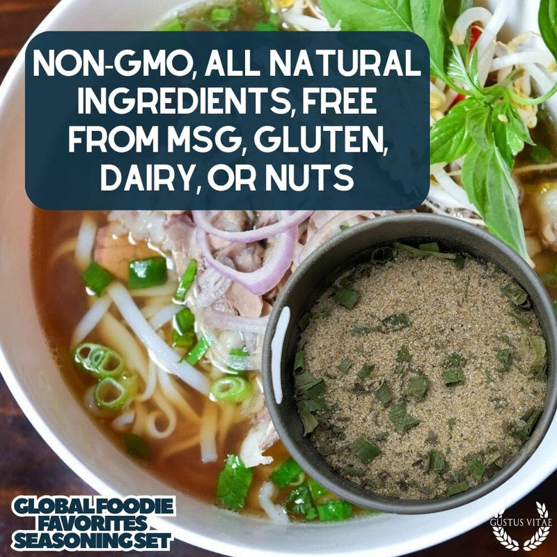 Global Foodie Favorites | World-Spanning 6 Pack Collection | Authentic Gourmet Seasonings and Spice Blends