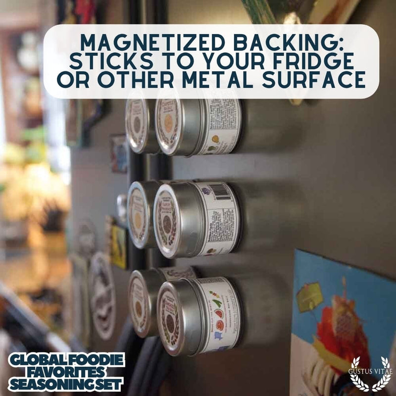 Global Foodie Favorites | World-Spanning 6 Pack Collection | Authentic Gourmet Seasonings and Spice Blends