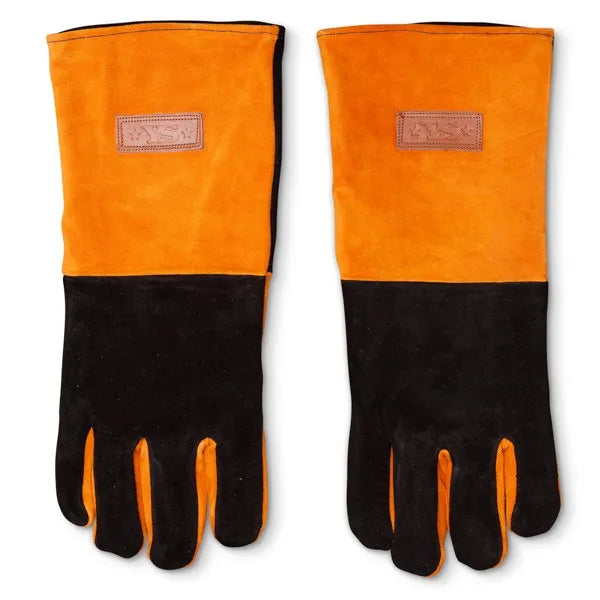 Yoder Smokers Long Leather BBQ Gloves - The Kansas City BBQ Store