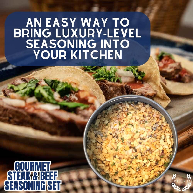 Gourmet BBQ Steak &  Beef Seasoning Gift Set - Six Pack