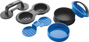 Napoleon Grills gourmet burger press kit includes various tools for creating perfect hamburgers and sliders.