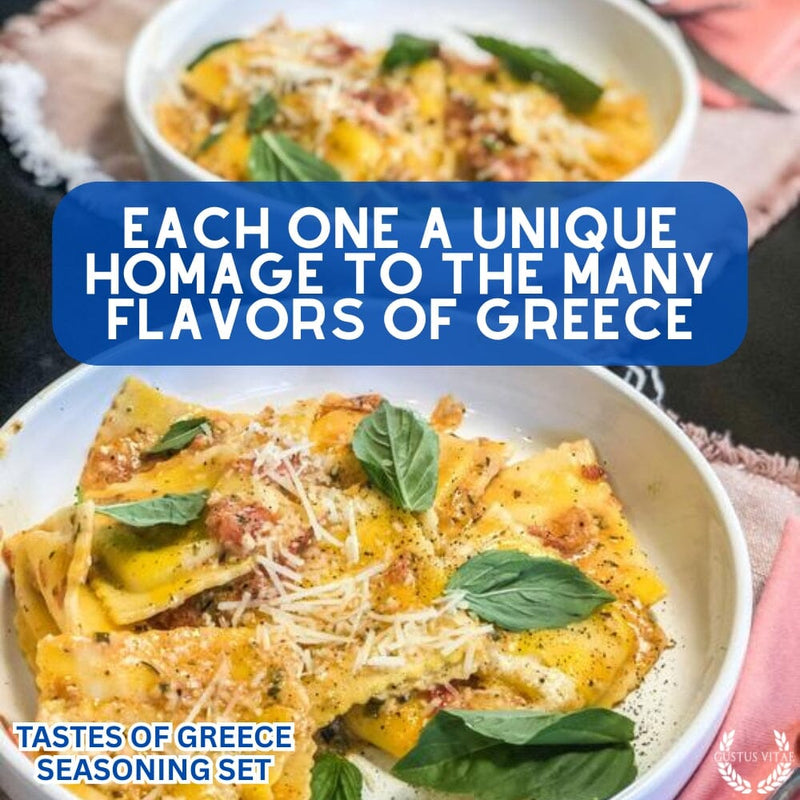 Greek Seasoning Gift Set - Tastes of Greece - Artisanal Spice Blends Six Pack