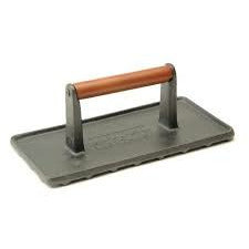 Grill Simple Cast Iron Rectangular Grill Press - The Kansas City BBQ Store