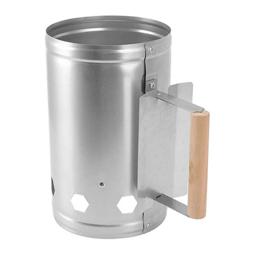 Grill Simple Galvanized Steel Charcoal Chimney Starter - The Kansas City BBQ Store