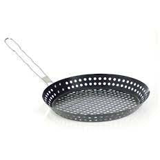 Grill Simple Non-Stick Round Grill Skillet - The Kansas City BBQ Store