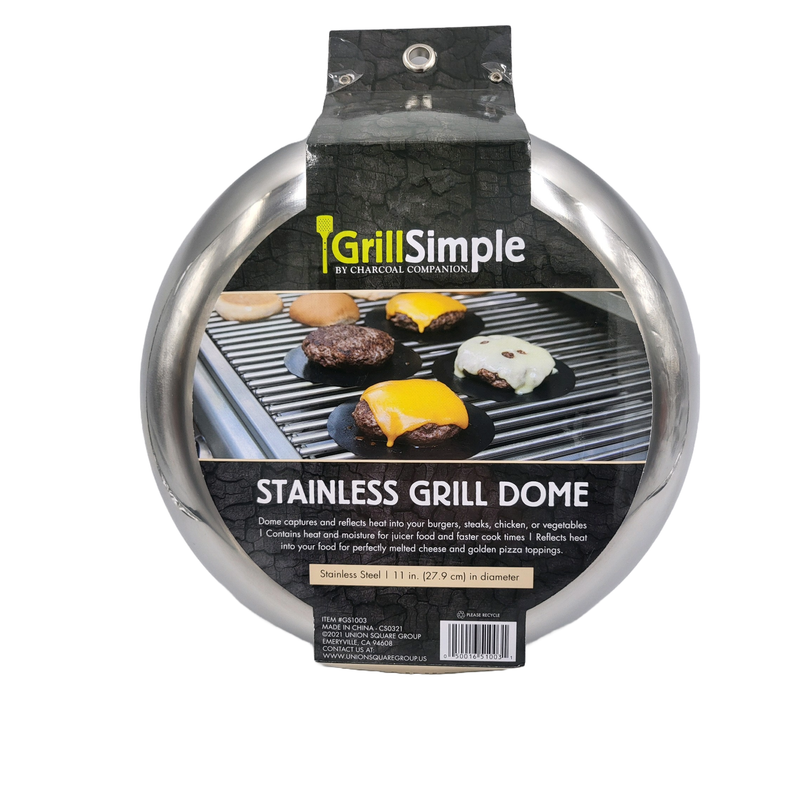 Grill Simple Stainless Steel Grill Dome - The Kansas City BBQ Store