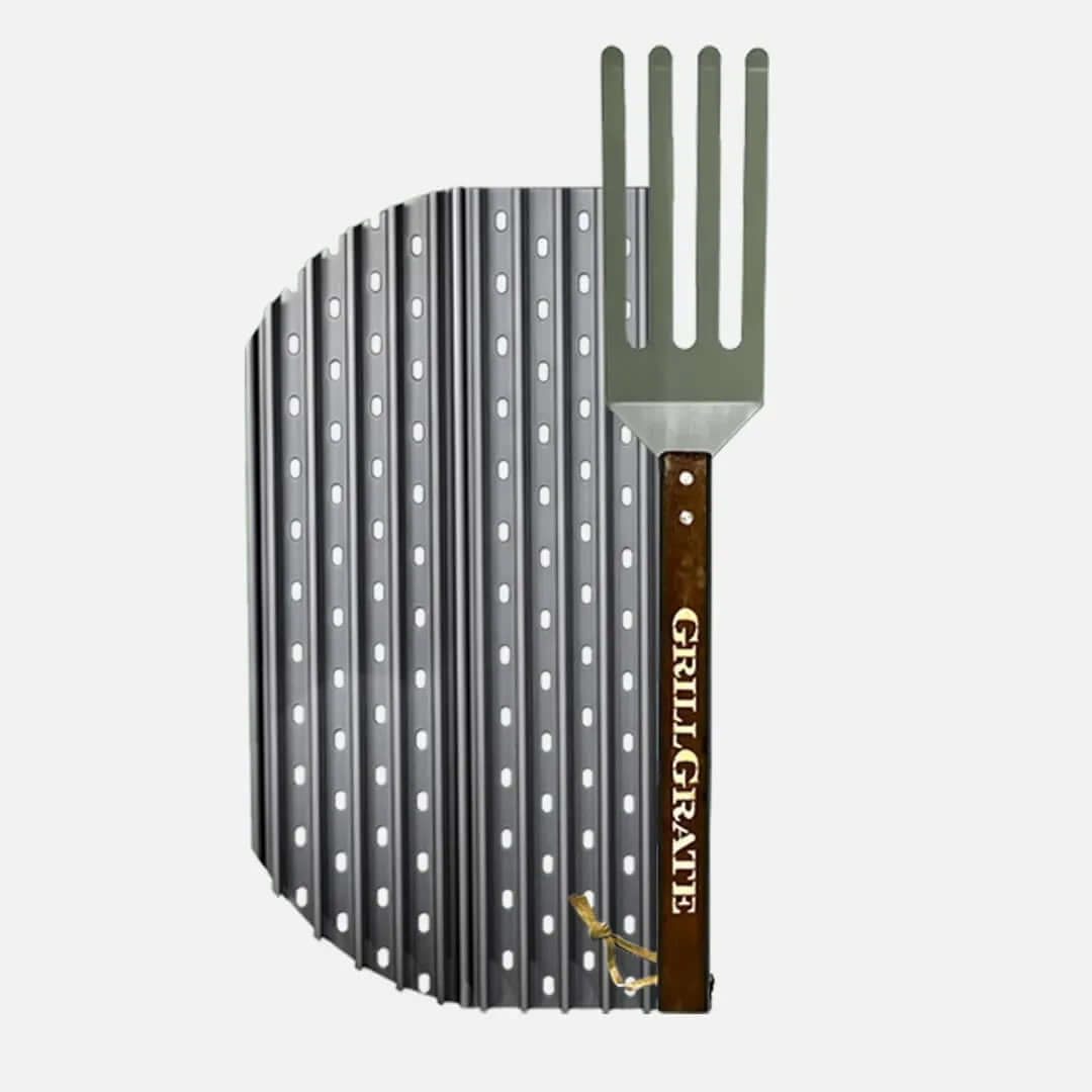 GrillGrate 20" Two Panel 1/2 set for XL Big Green Egg - The Kansas City BBQ Store