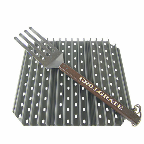 GrillGrate Large Kamado Set (Three Panel 13.75" Mitre Cut) - The Kansas City BBQ Store