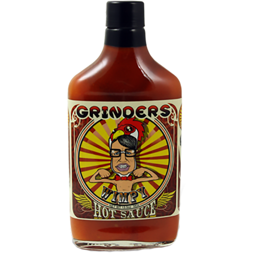 Grinders Wimpy Hot Sauce 13.5 oz. - The Kansas City BBQ Store