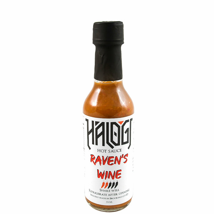 Halogi Hot Sauce Raven's Wine 5 oz. - The Kansas City BBQ Store