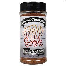 Heavy Smoke White Label Rub 11 oz. - The Kansas City BBQ Store