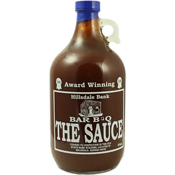 Hillsdale Bank Bar-B-Q The Sauce Original 1/2 Gallon - The Kansas City BBQ Store