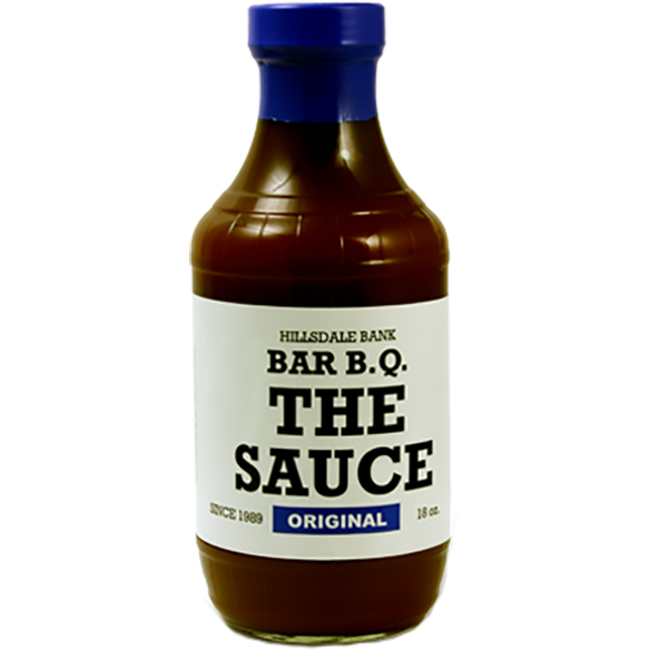 Hillsdale Bank Bar-B-Q The Sauce Original 18 oz. - The Kansas City BBQ Store