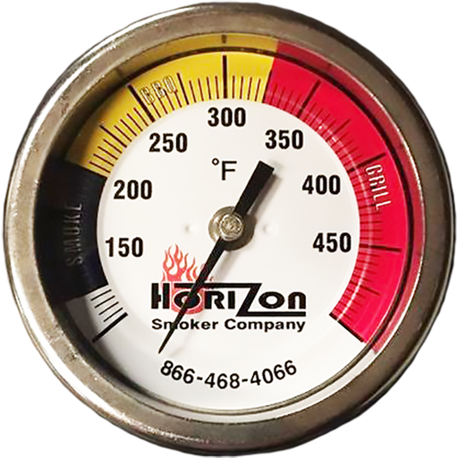 Horizon Smoker 3'' Thermometer - The Kansas City BBQ Store