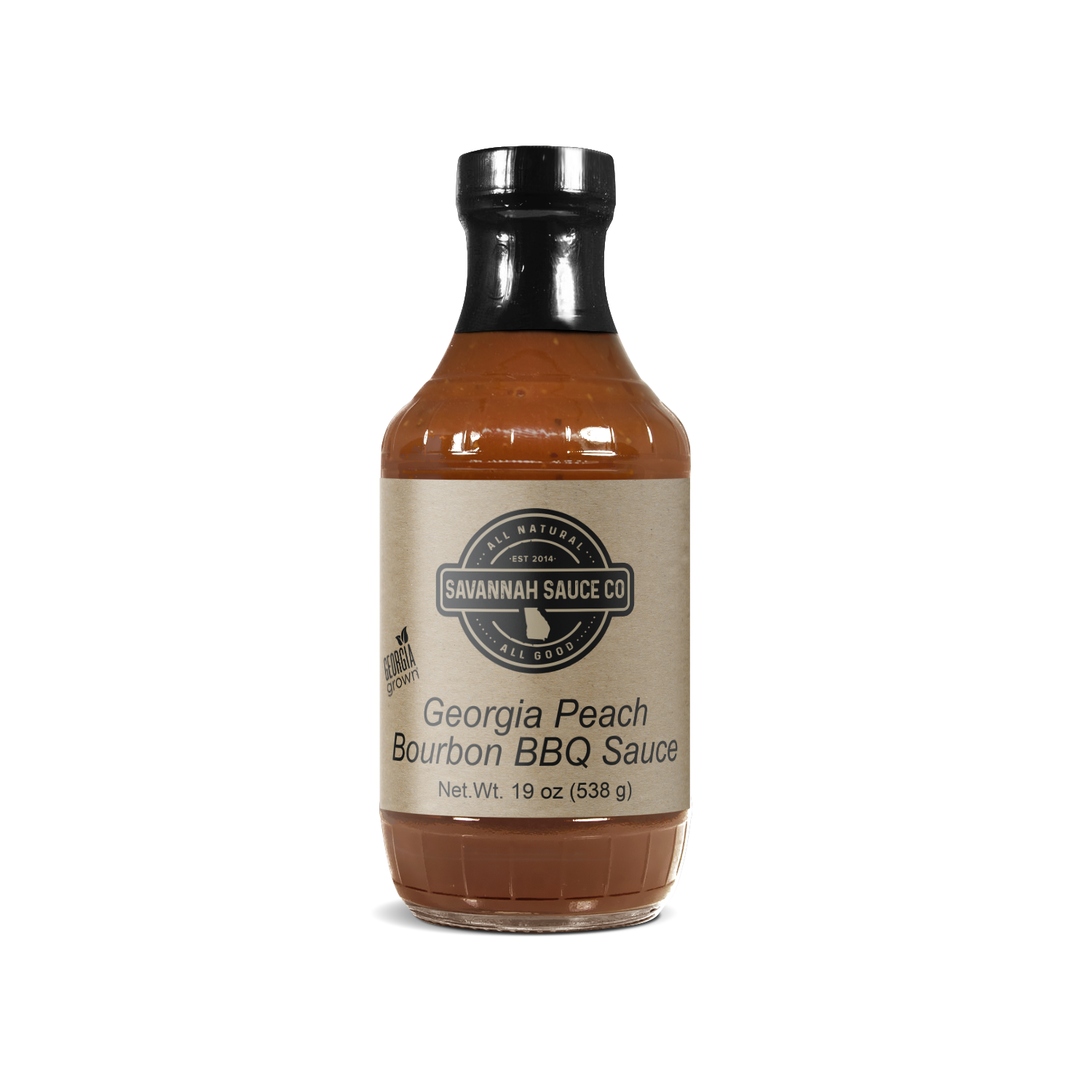 Georgia Peach Bourbon BBQ Sauce 12 CT CASEo — The Kansas City BBQ Store