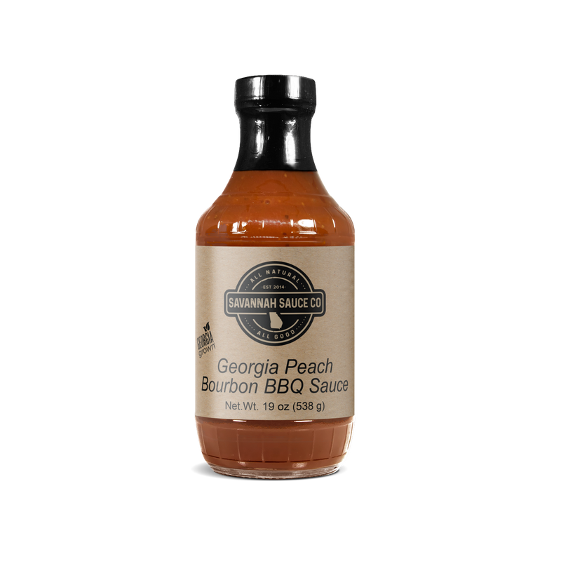 Georgia Peach Bourbon BBQ Sauce 12 CT CASEo
