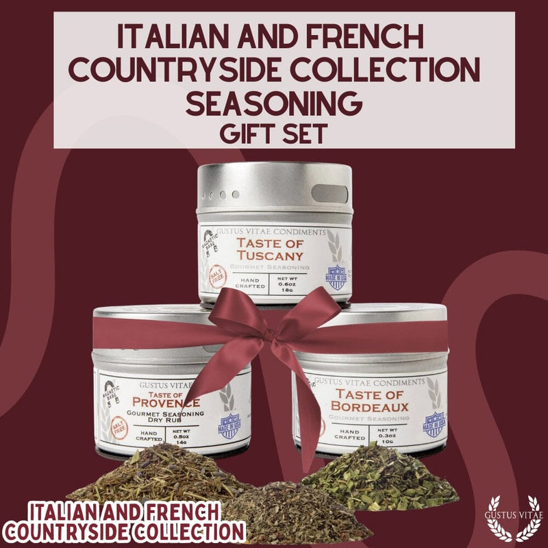 Italian and French Countryside Spice Blend Collection - 3 Tins