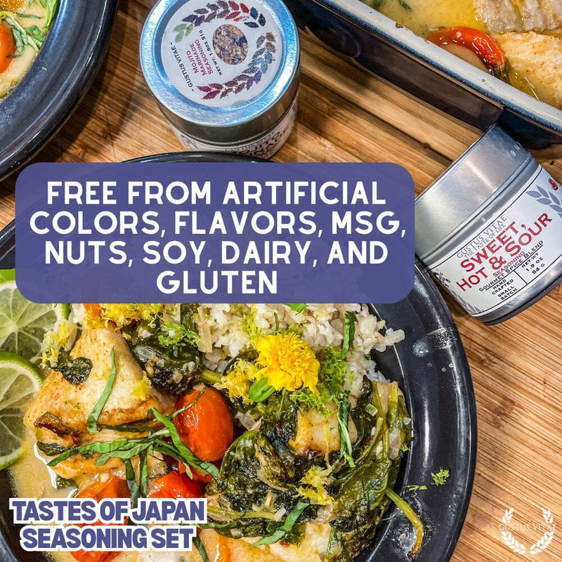 Japanese Seasoning Gift Set - Tastes of Japan - Artisanal Spice Blends Six Pack