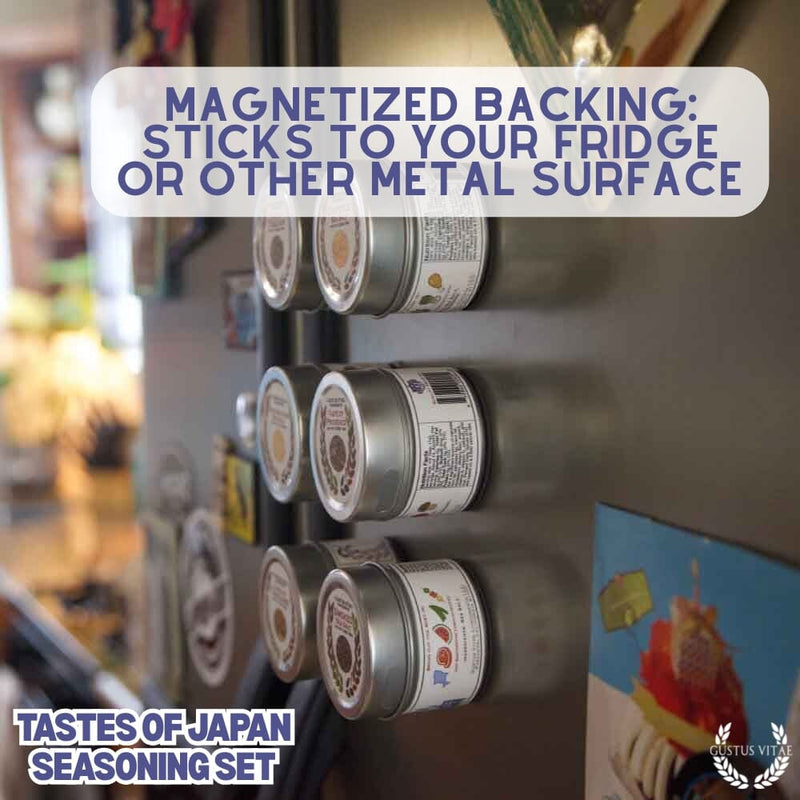 Japanese Seasoning Gift Set - Tastes of Japan - Artisanal Spice Blends Six Pack