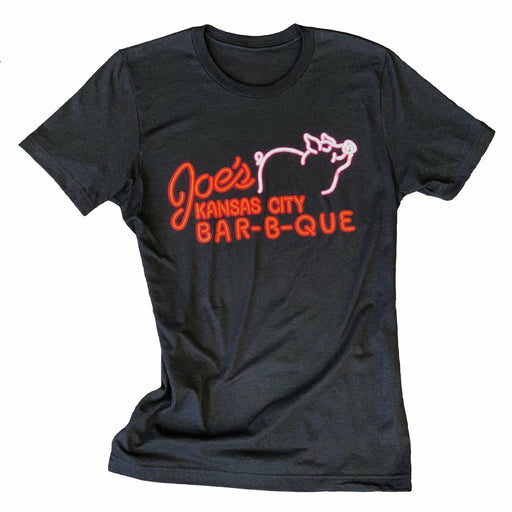 Joe's Kansas City Bar-B-Que Neon Pig T-Shirt - The Kansas City BBQ Store