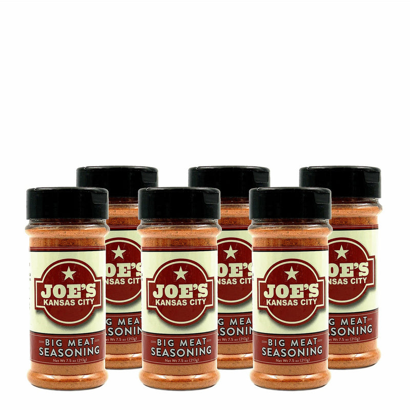 Joe's Kansas City Big Meat Seasoning 7.5 oz. - Case of 6 - The Kansas City BBQ Store