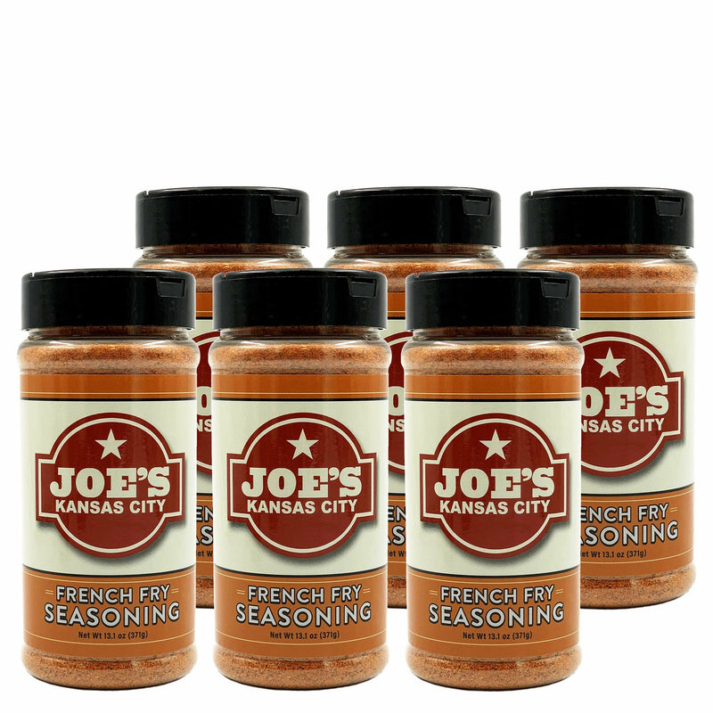 Joe's Kansas City French Fry Seasoning 13.1 oz. - Case of 6 - The Kansas City BBQ Store