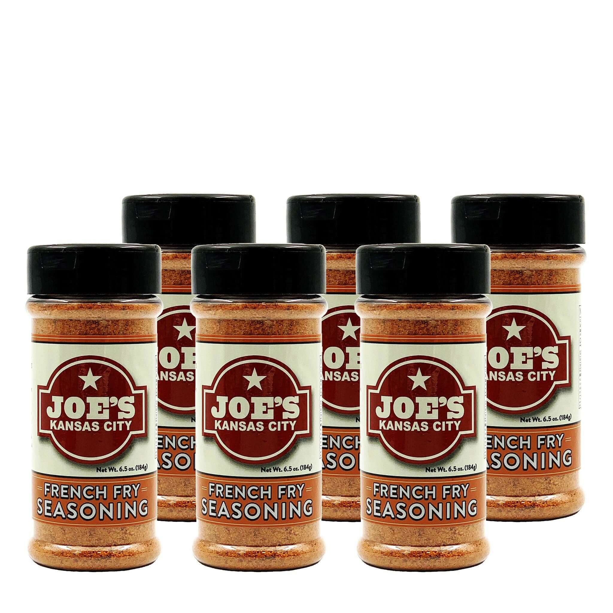Joe's Kansas City French Fry Seasoning 6.5 oz. - Case of 6 - The Kansas City BBQ Store
